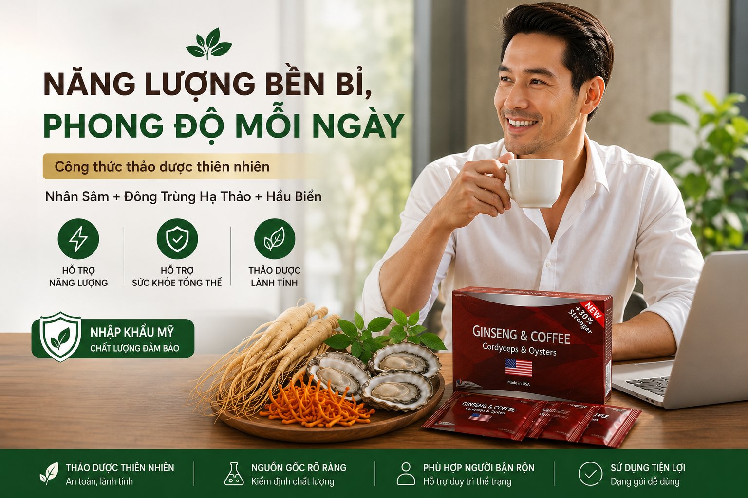 Nâng Lượng Bền Bỉ, Phong Độ Mỗi Ngày
